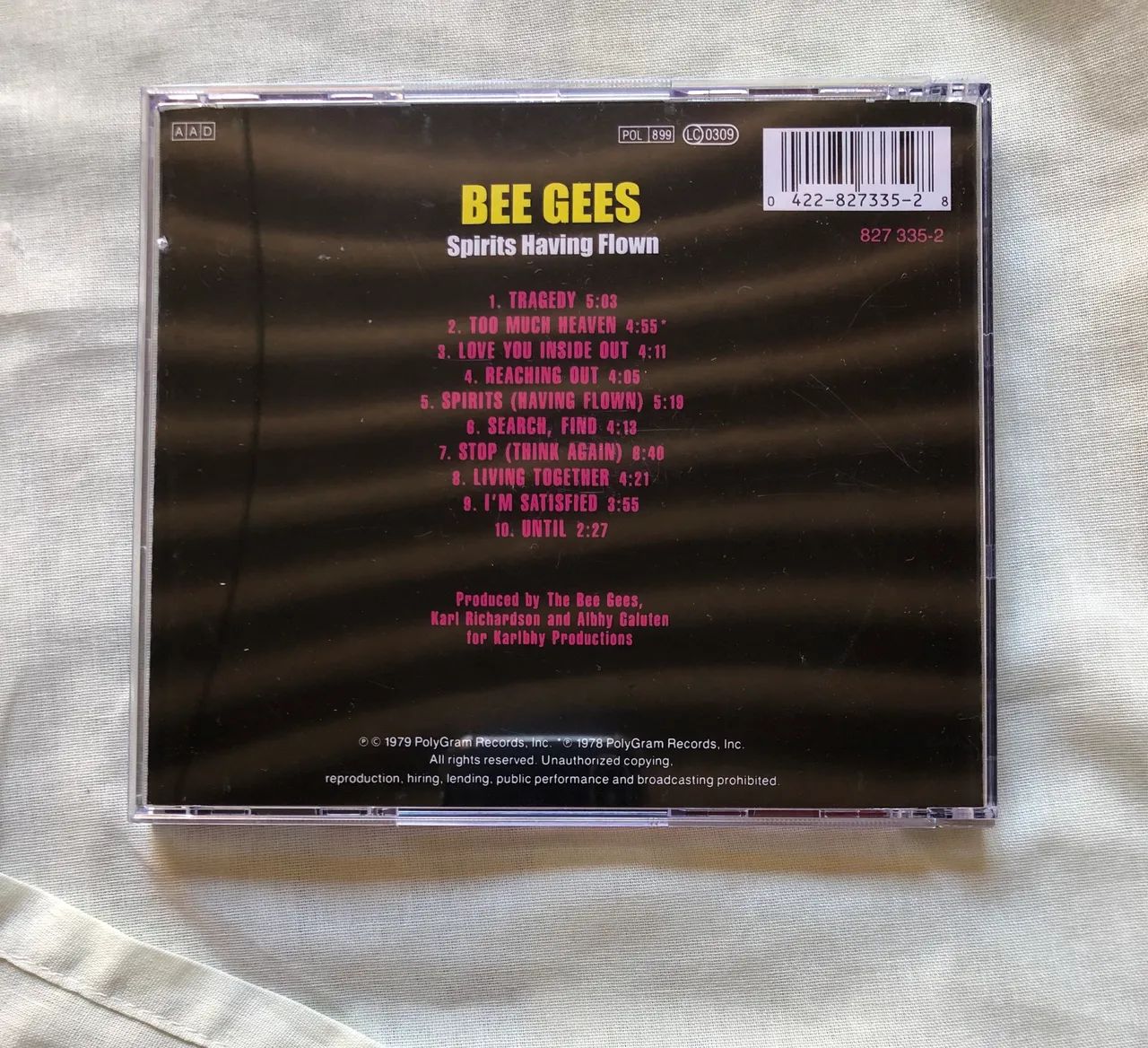 CD Bee Gees - Spirits Having Flown - Foto 2