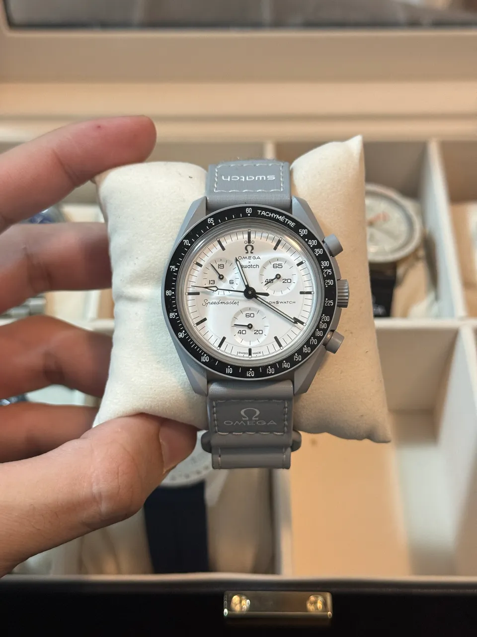 Relógio Swatch omega speedmaster Jupiter NOVO - Acessórios