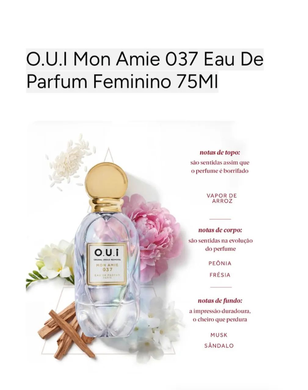 Parfum O.U.i MON AMIE
