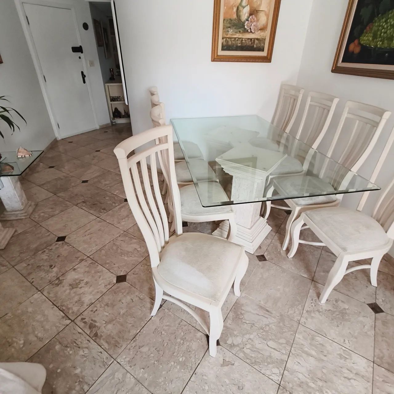 Mesa de jantar 8 cadeiras