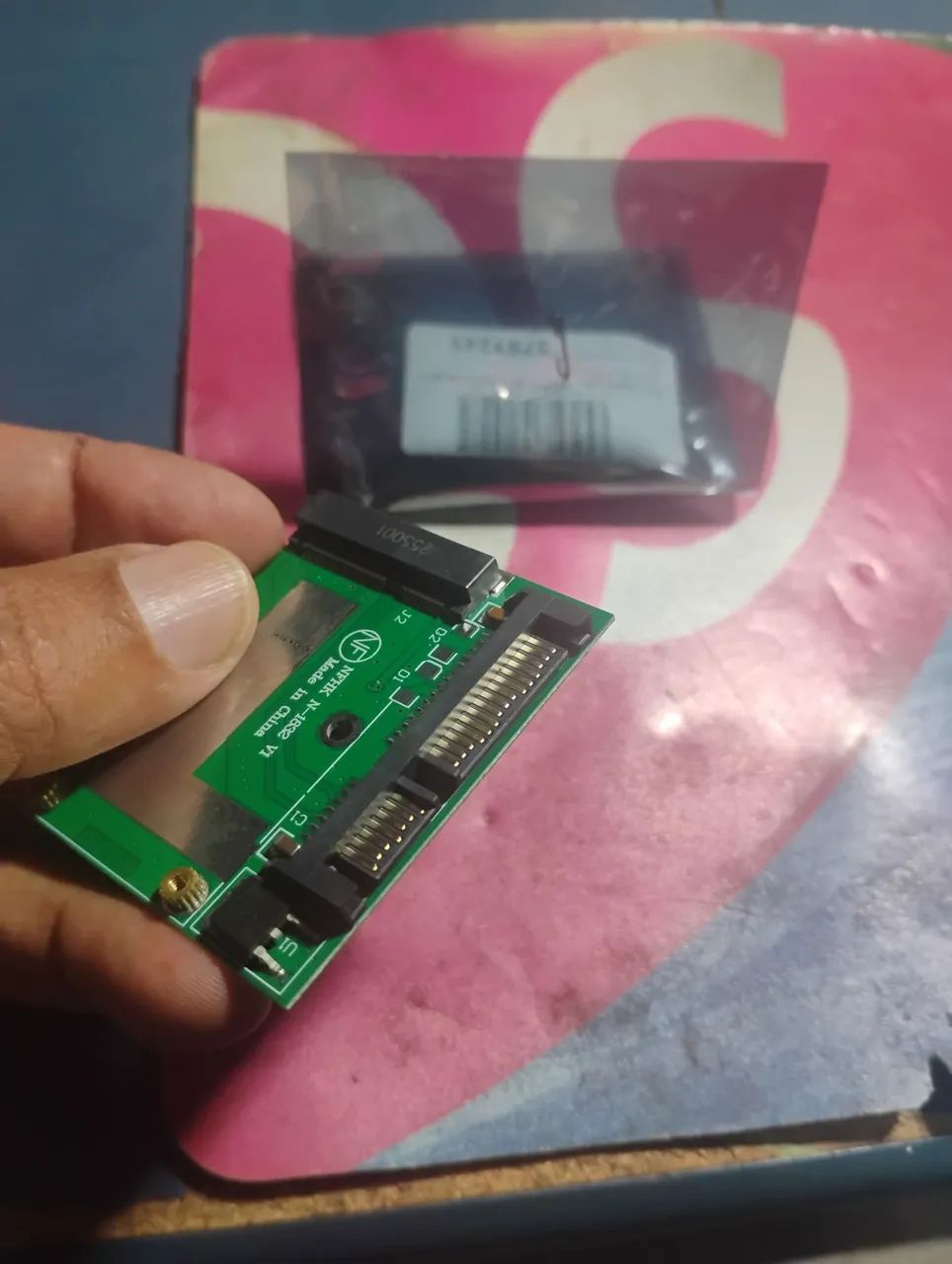 mSata 128gb com adaptador SSD windows 11  - Foto 3