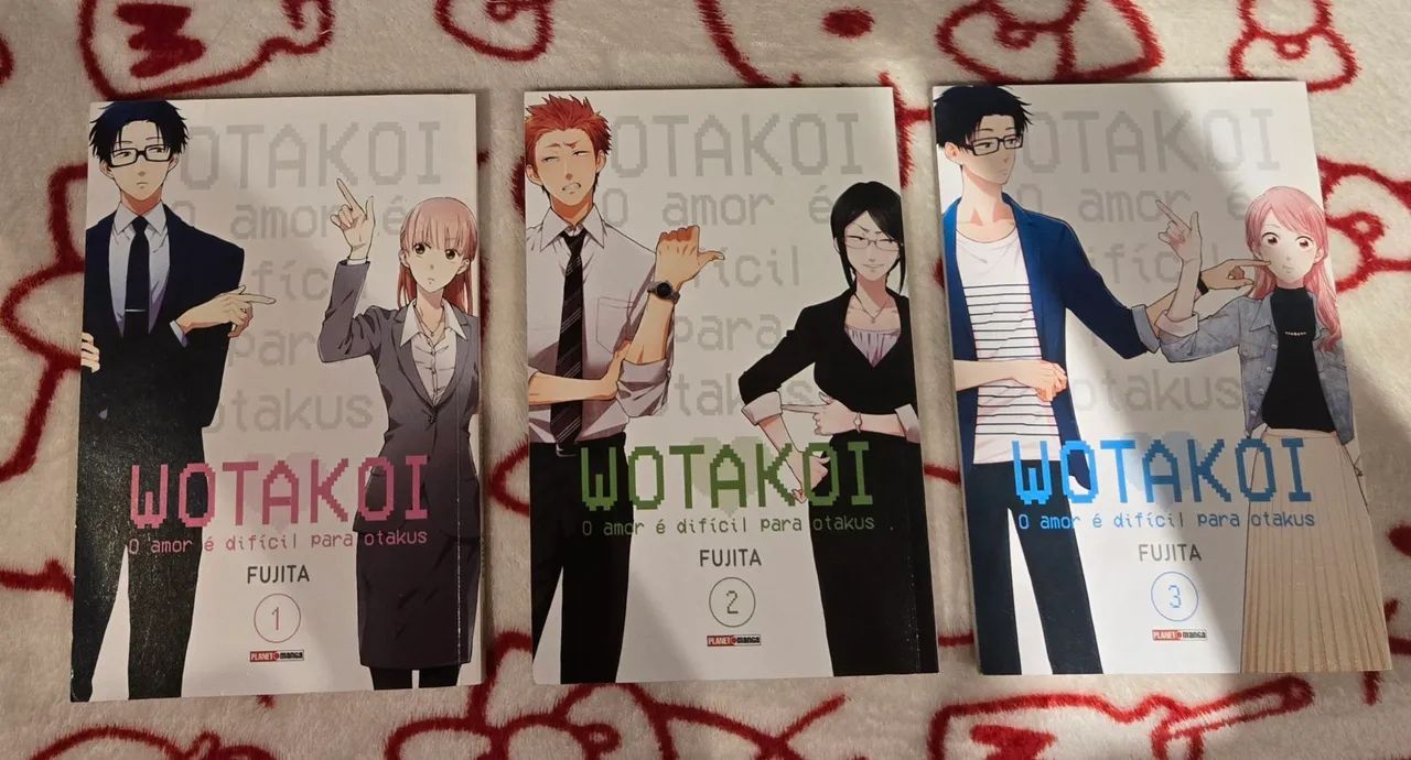 Mangá Wotakoi Vol. 1, 2 e 3