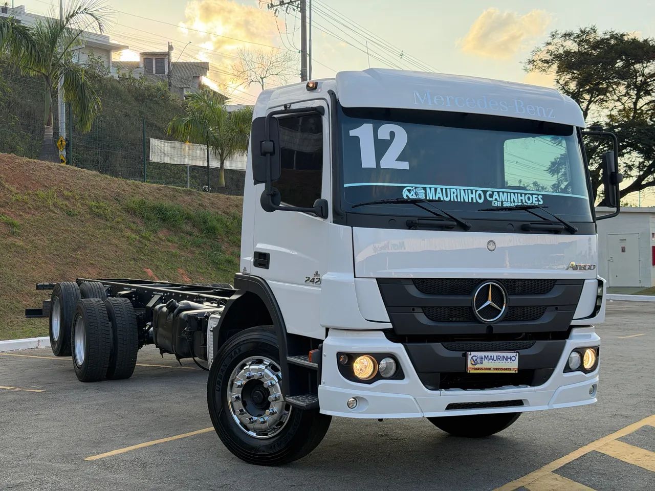 MB 2426 ANO 2012 CABINE ESTENDIDA !!