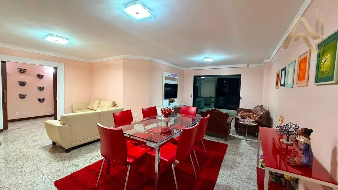 Apartamento no Edifício Castelli c/ 3 suítes + escritório para alugar - Ponta Negra - Foto 2