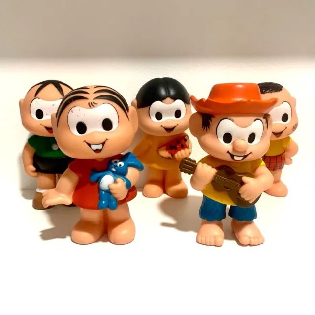 Bonecos Abekas + Brinde Turma da Mônica