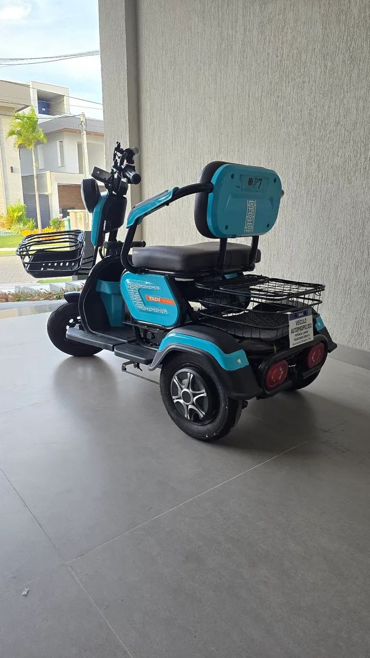 Triciclo Scooter Moto Elétrica  - Foto 5