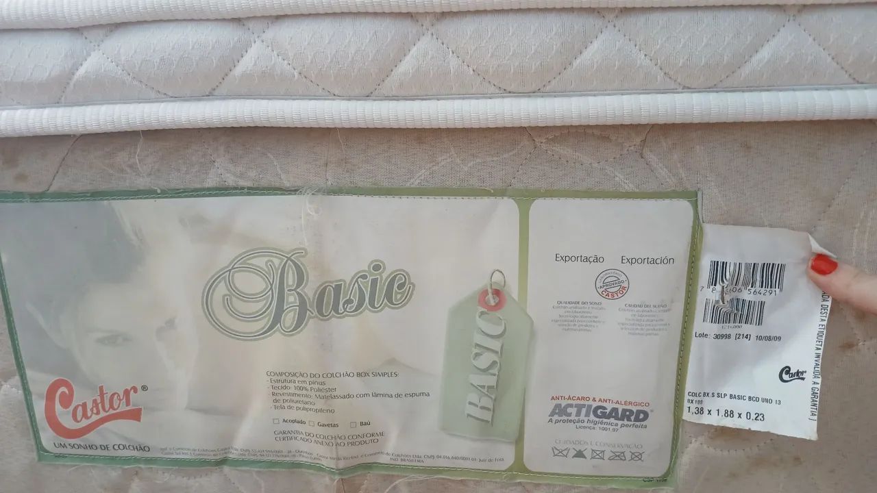 Cama box casal- colchao FA aspen  - Foto 2