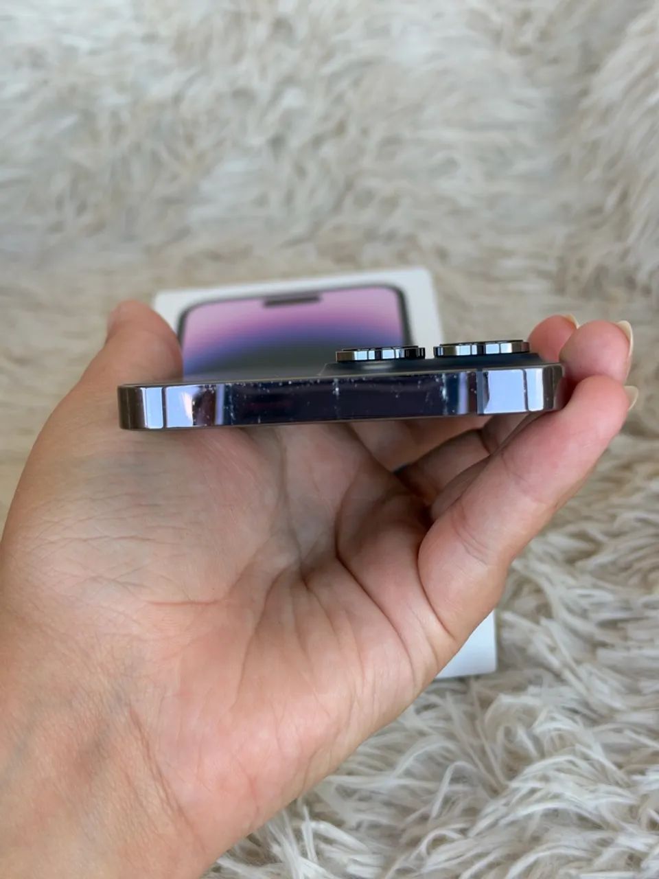 iPhone 14 Pro Max 128gb - Roxo-profundo - Modelo Americano - Foto 3