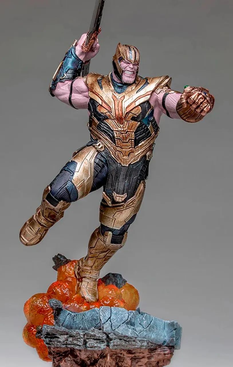 Thanos Edgame Deluxe - Iron Studios (SEM CAIXA) - Foto 2