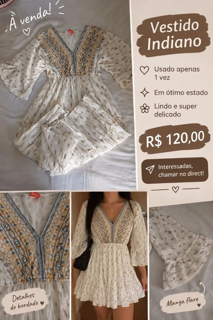 Vestido Indiano 
