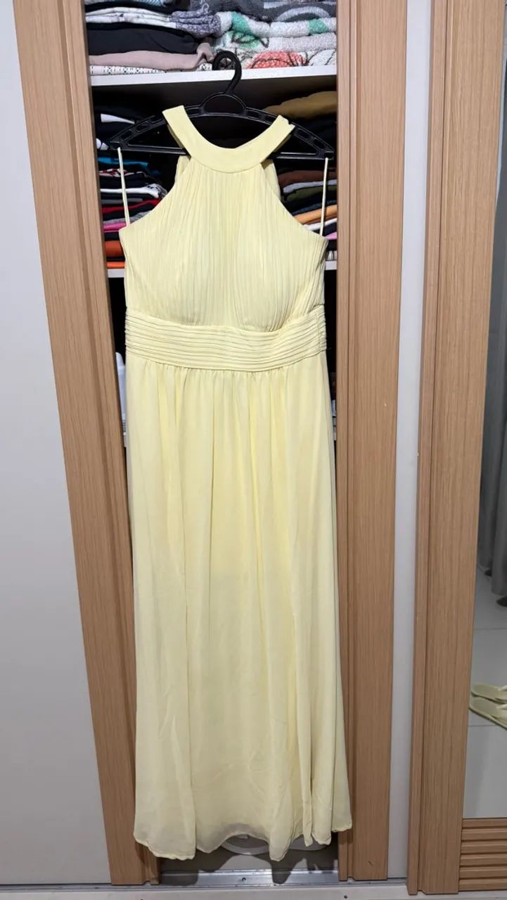 Vestido Amarelo Manteiga  - Foto 5