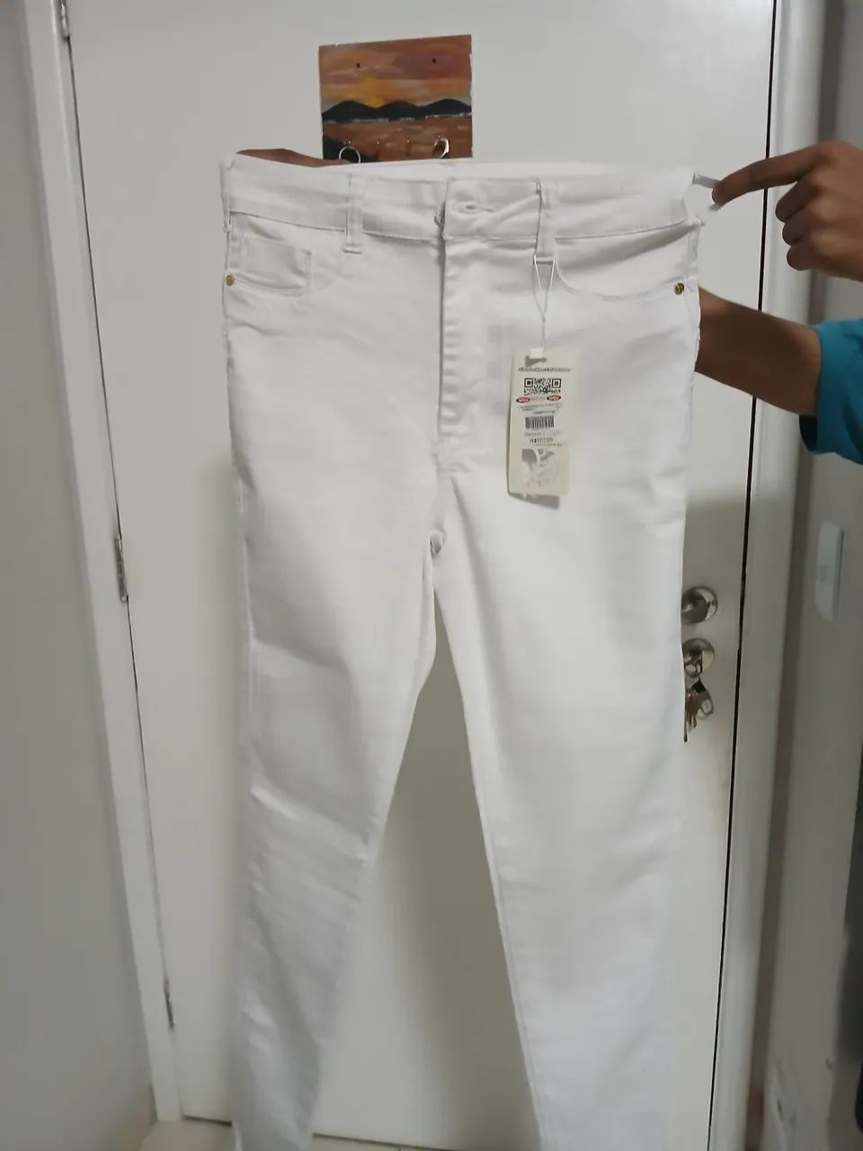 Calça Jeans Branca