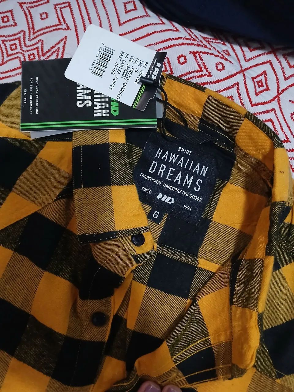 Camisa xadrez HD nova G - Foto 4