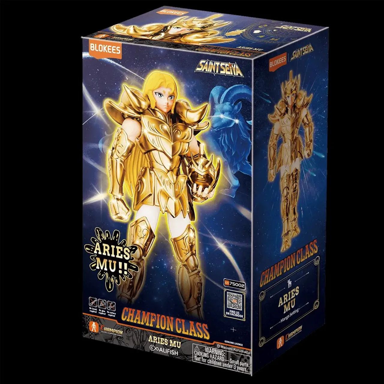Mu de Áries - Blokees Champion Class - Saint Seiya - Brinquedos e