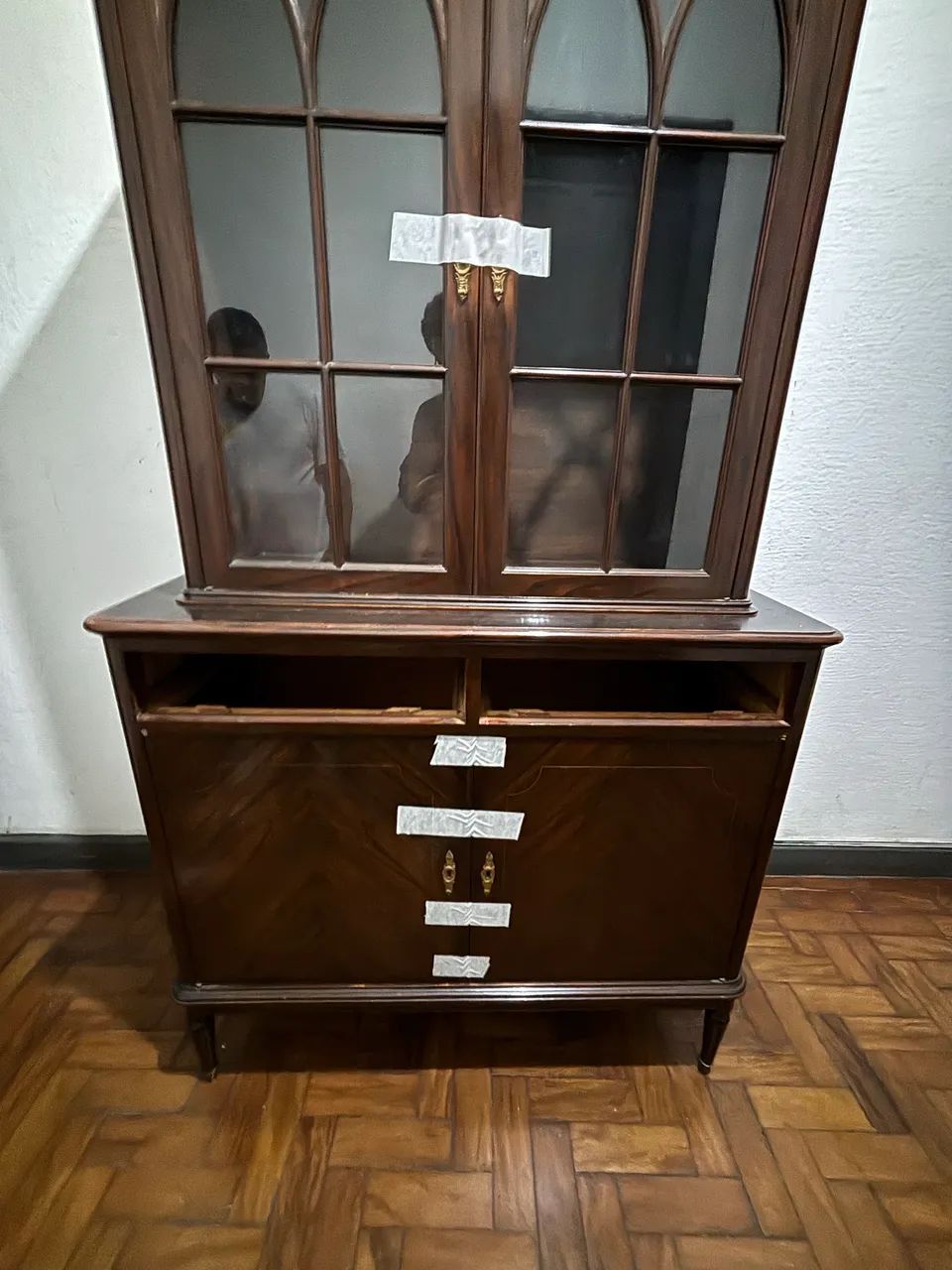 Cristaleira madeira maciça  - Foto 3