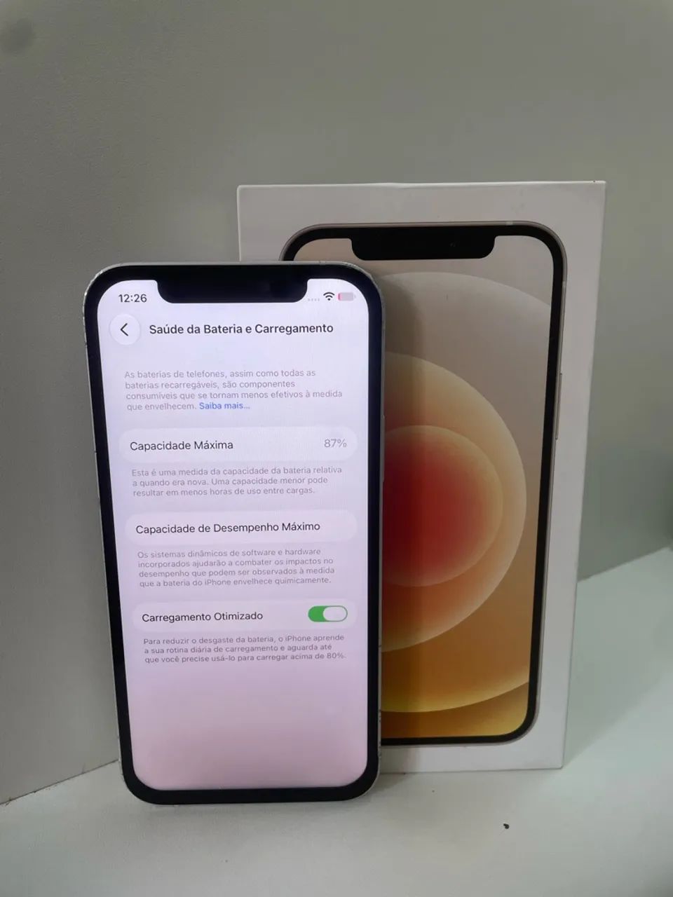 iPhone 12 64GB - Bateria 87% + Caixa Original - Foto 4