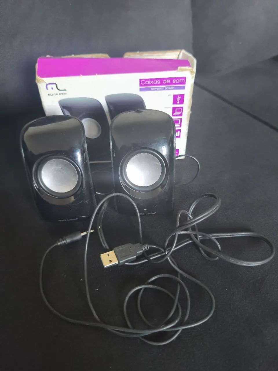 Caixas de som pra computador 