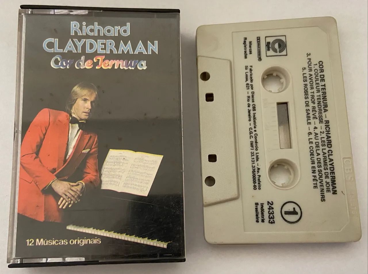 Fita k7 áudio músicas Richard Clayderman - Foto 2