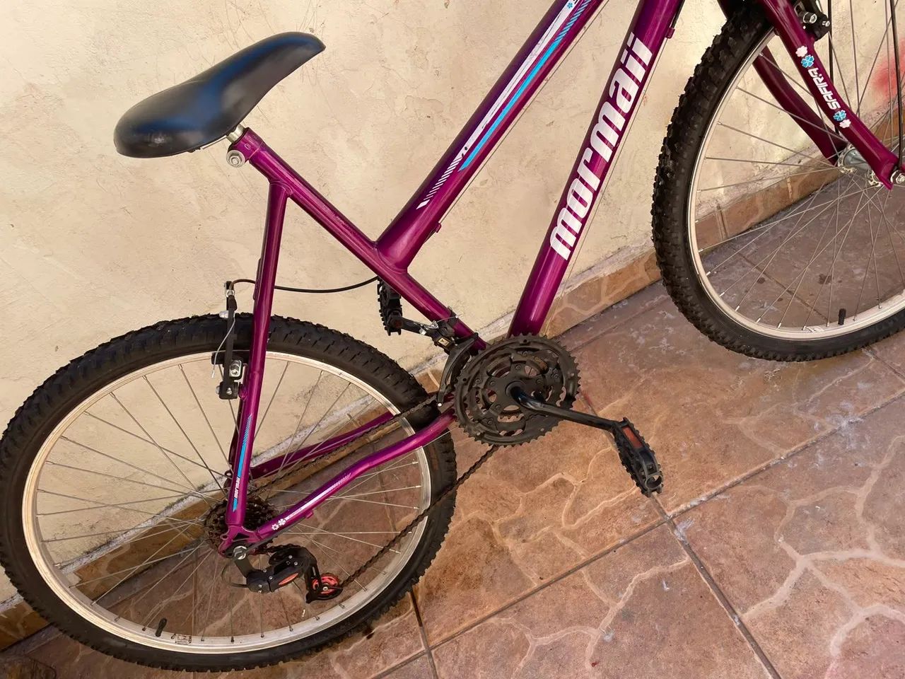 Bicicleta roxa - Foto 5