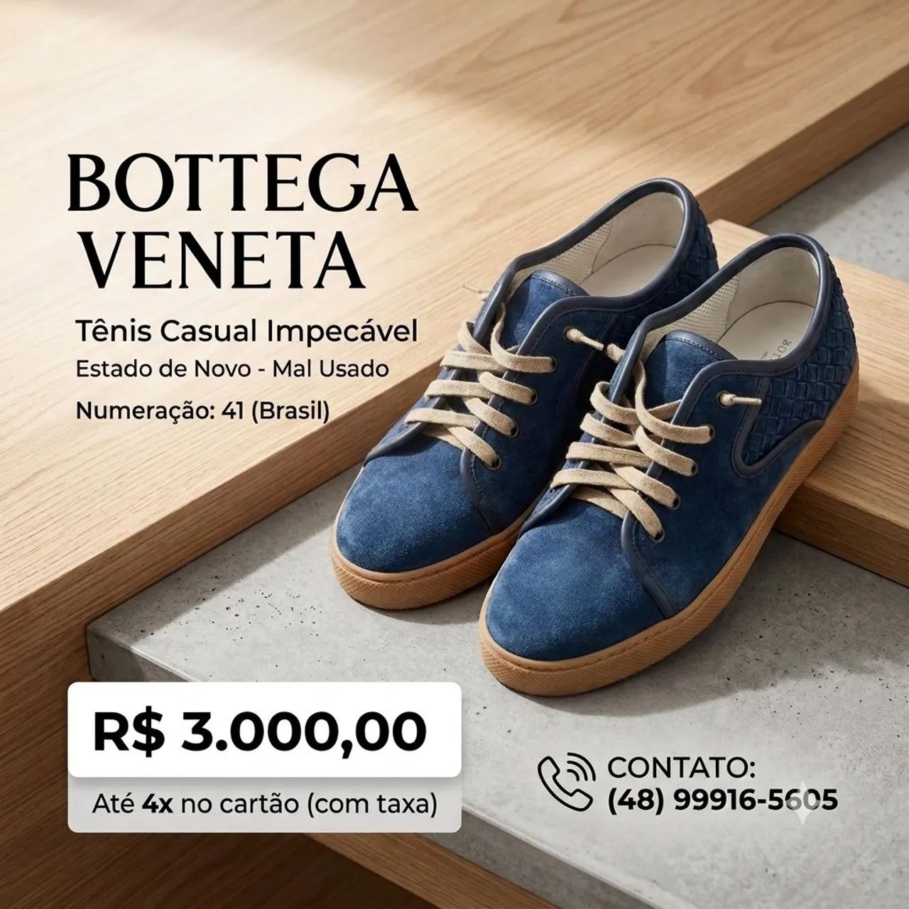 Vendo Tênis de Luxo Bottega Veneta