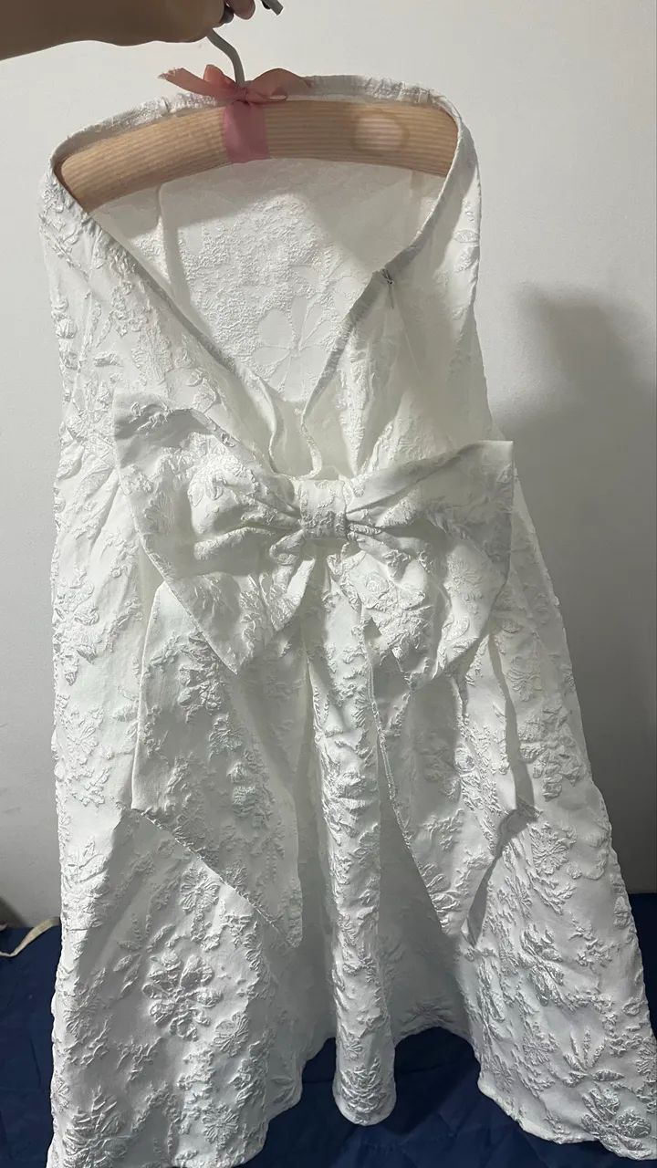 Vestido branco chique de ano novo  - Foto 5