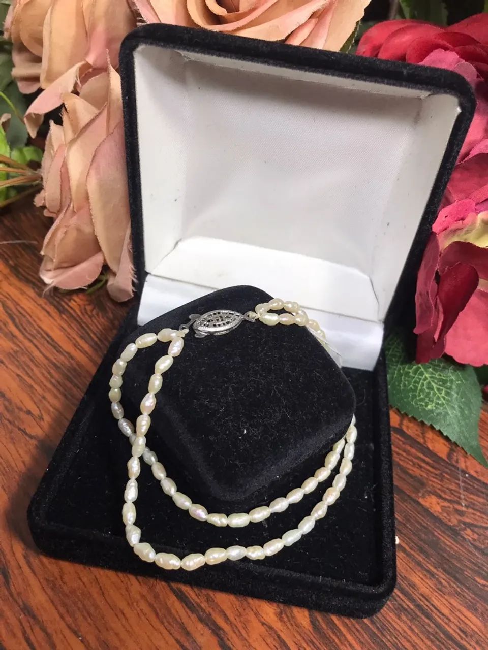 Pulseira de Pérolas Grão de Arroz  - Foto 2