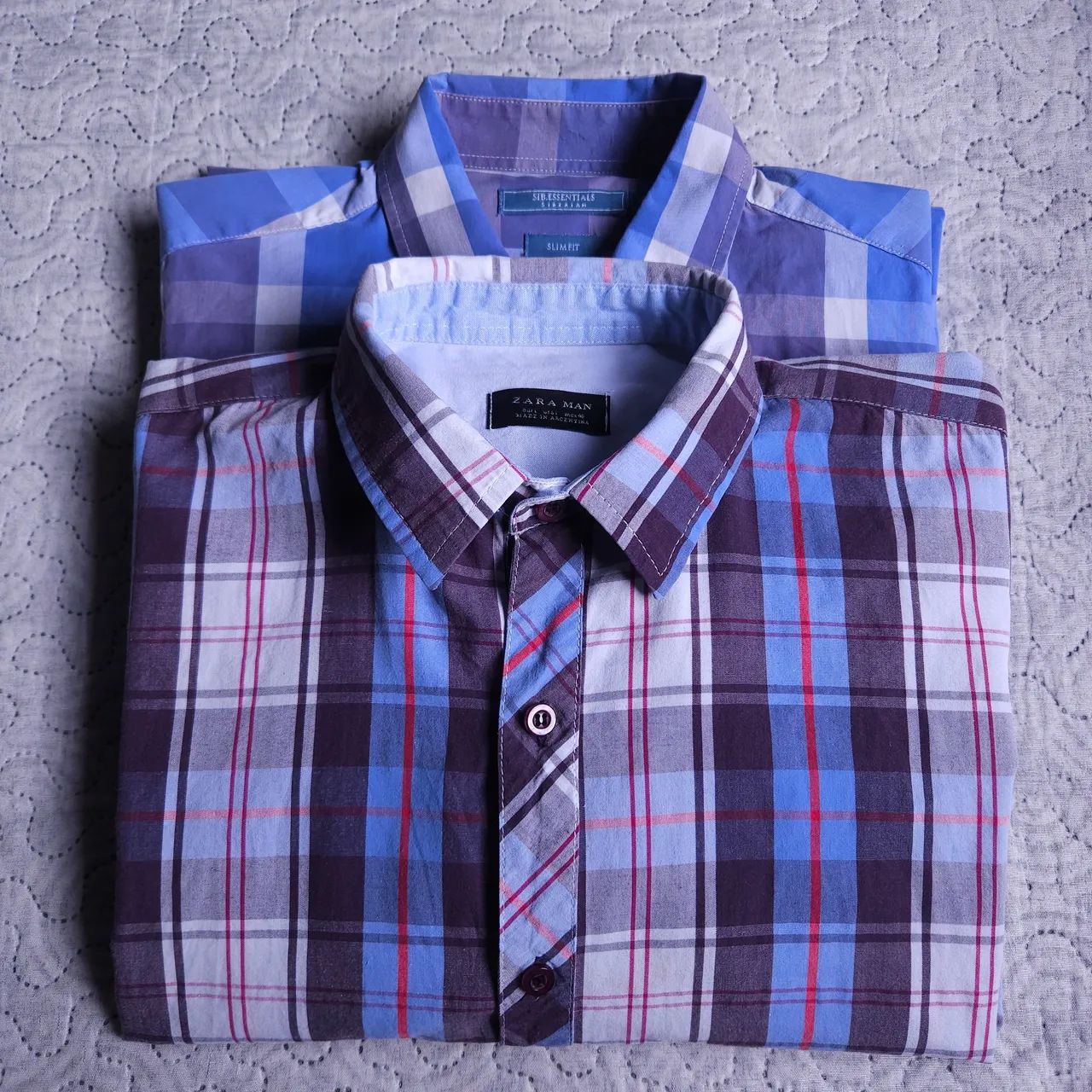 Duas Camisas Xadrez (Zara e Siberian) - M