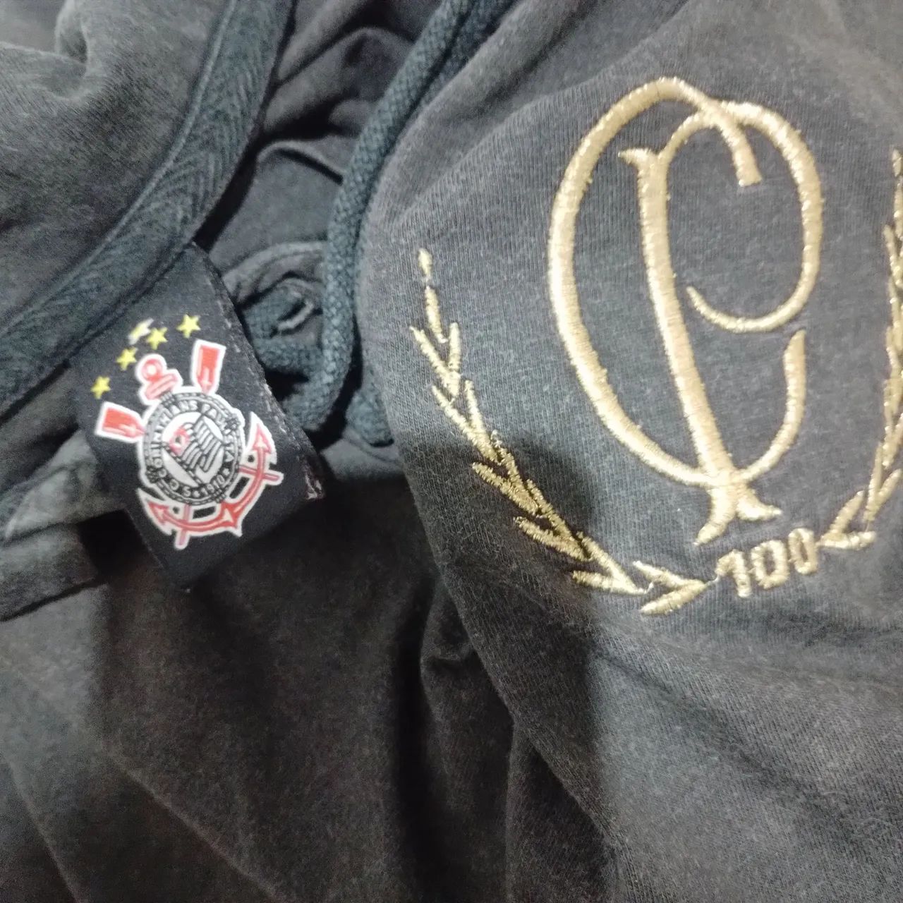 Camisa retrô comemorativa Corinthians 100 anos.  - Foto 3