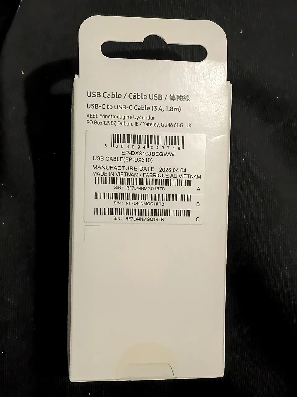 Cabo Usb-c Usb-C Samsung - Foto 2