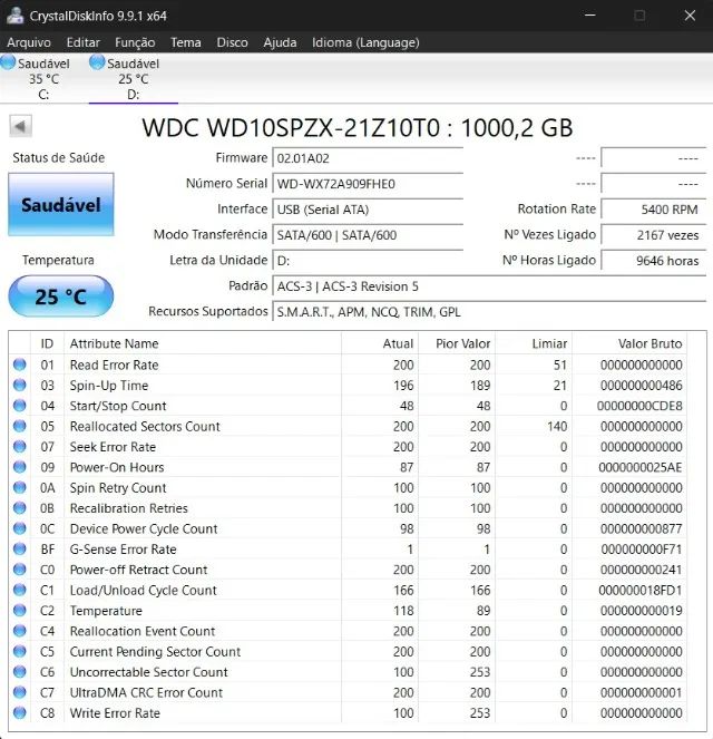 HD 1TB SATA III WD BLUE       - Foto 4