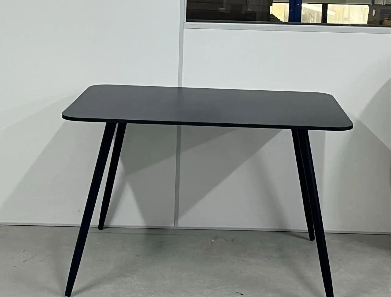 Mesa Retangular MDF Preta 120x80