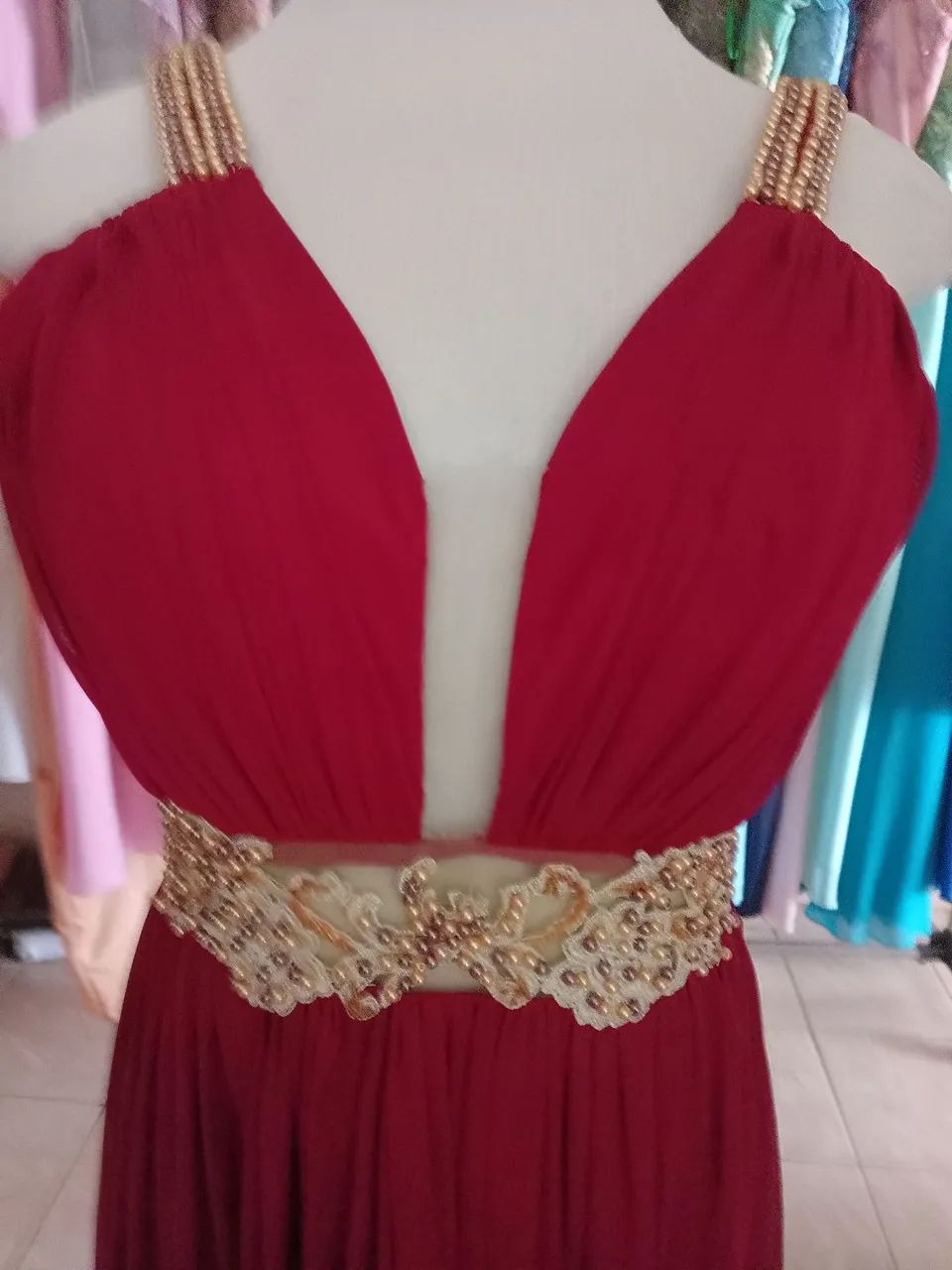 Vestido massala  n 40 de microtule - Foto 3