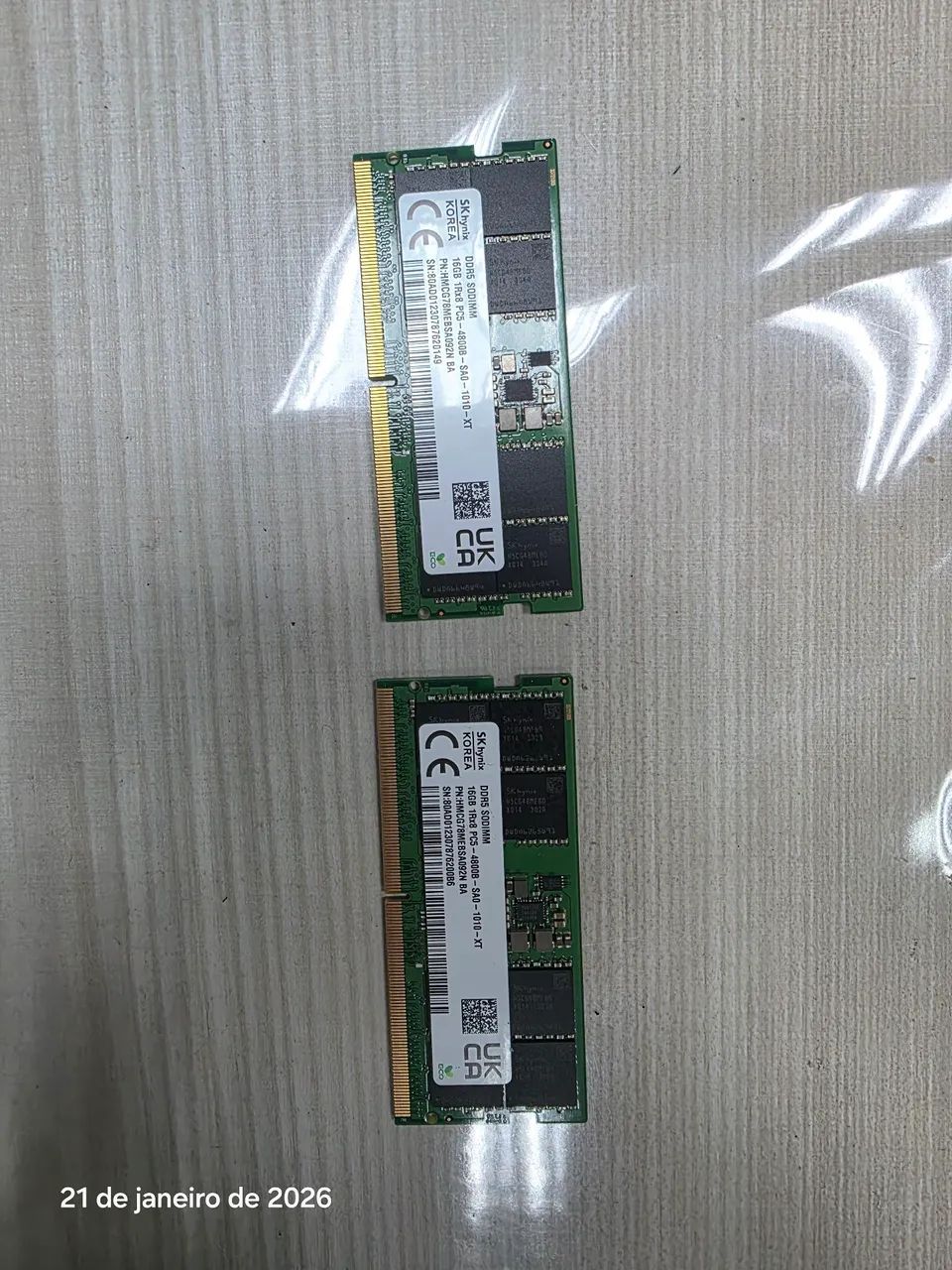 Ddr5 4800 32gb notebook 2x 16gb - Foto 2