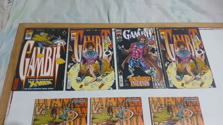 GAMBIT DOS X MEN - ENCADERNADO OU EM 2 PARTES - Foto 4
