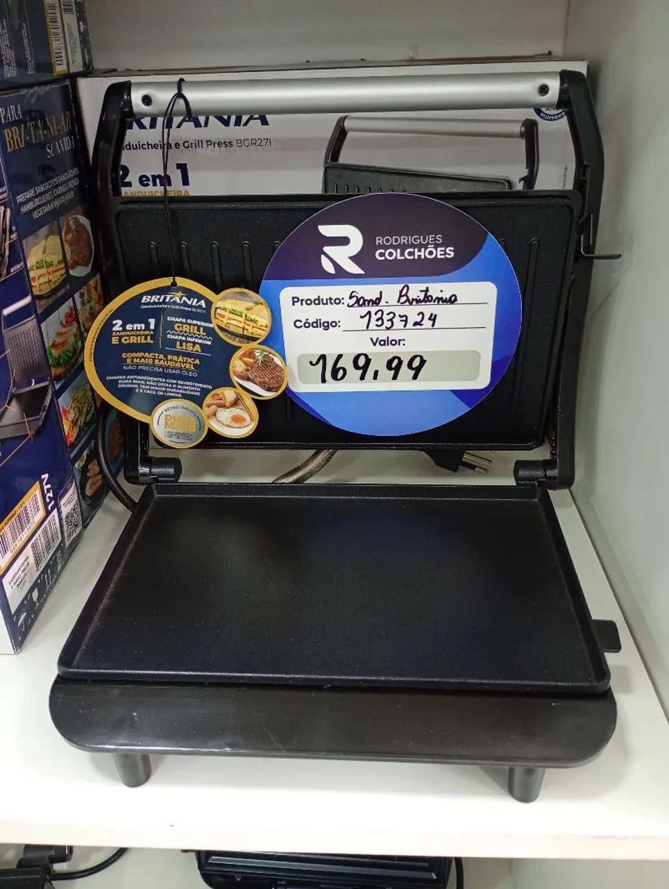 Sanduicheira e Grill