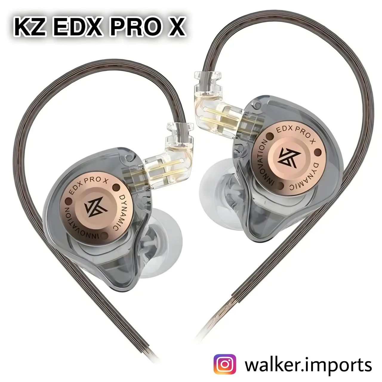 Fone KZ EDX PRO X - Sem Microfone Retorno de Palco Novo Caixa Lacrada ...