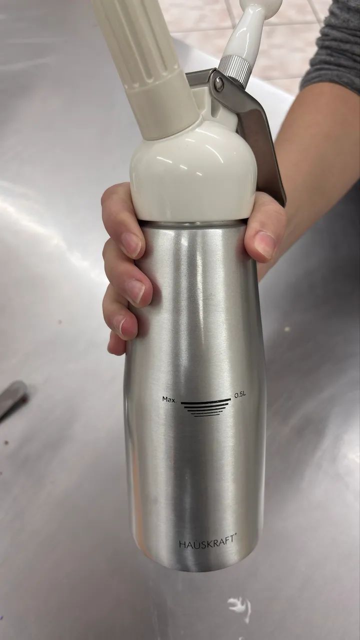 Garrafa sifão para chantilly 