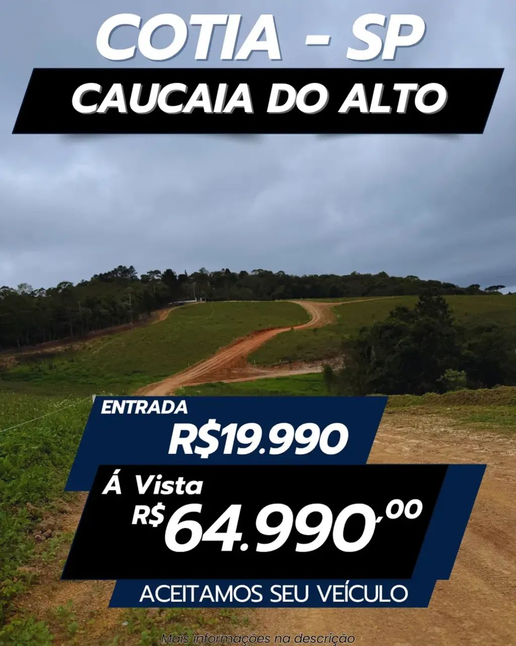 ESPAÇO PARA CHALÉ, CASA OU ÁREA DE LAZER