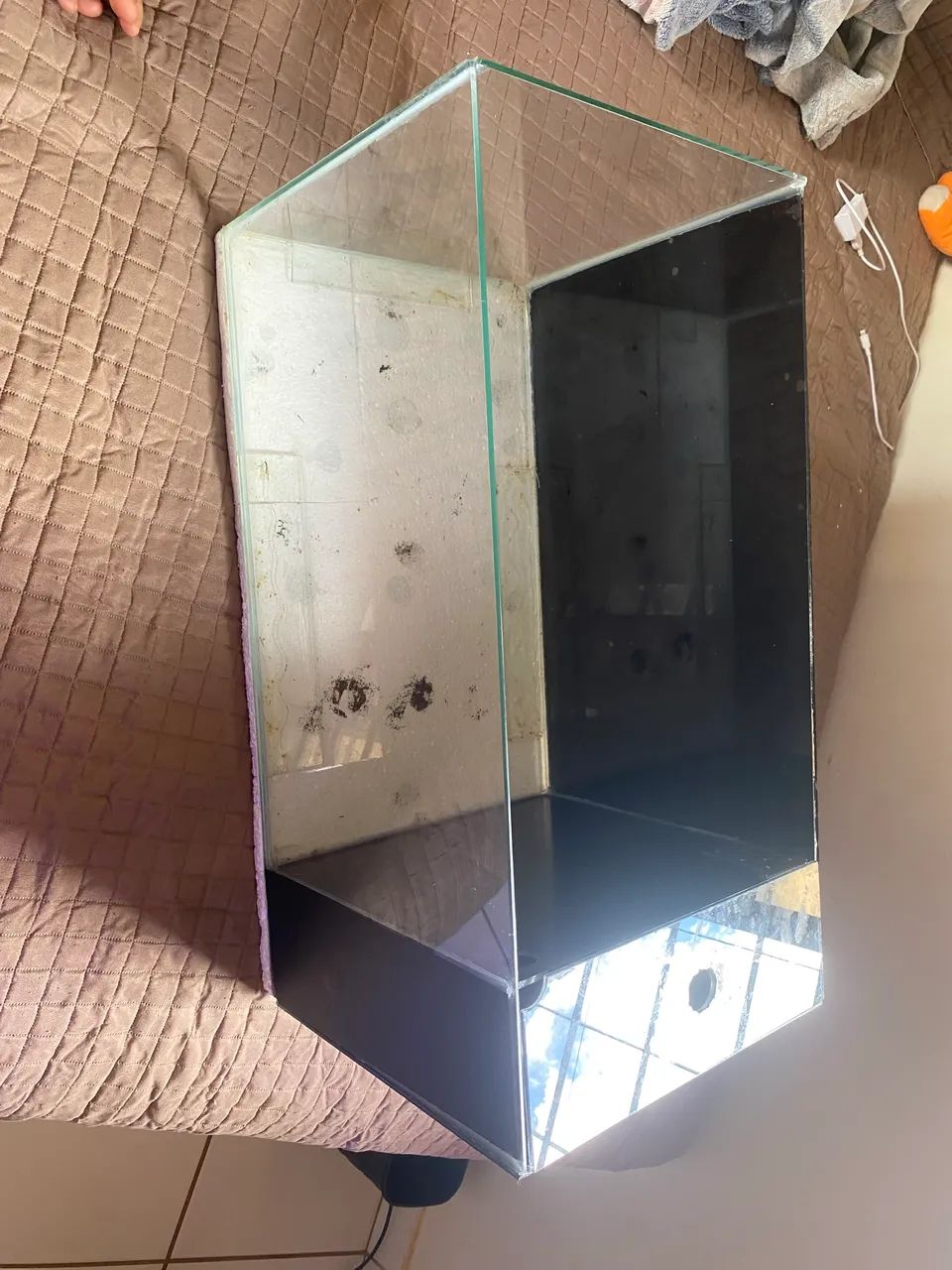 Aquário com sump lateral 