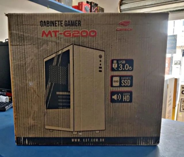 Gabinete Gamer C3tch MT-G200 - novo, pronta entrega - Foto 3