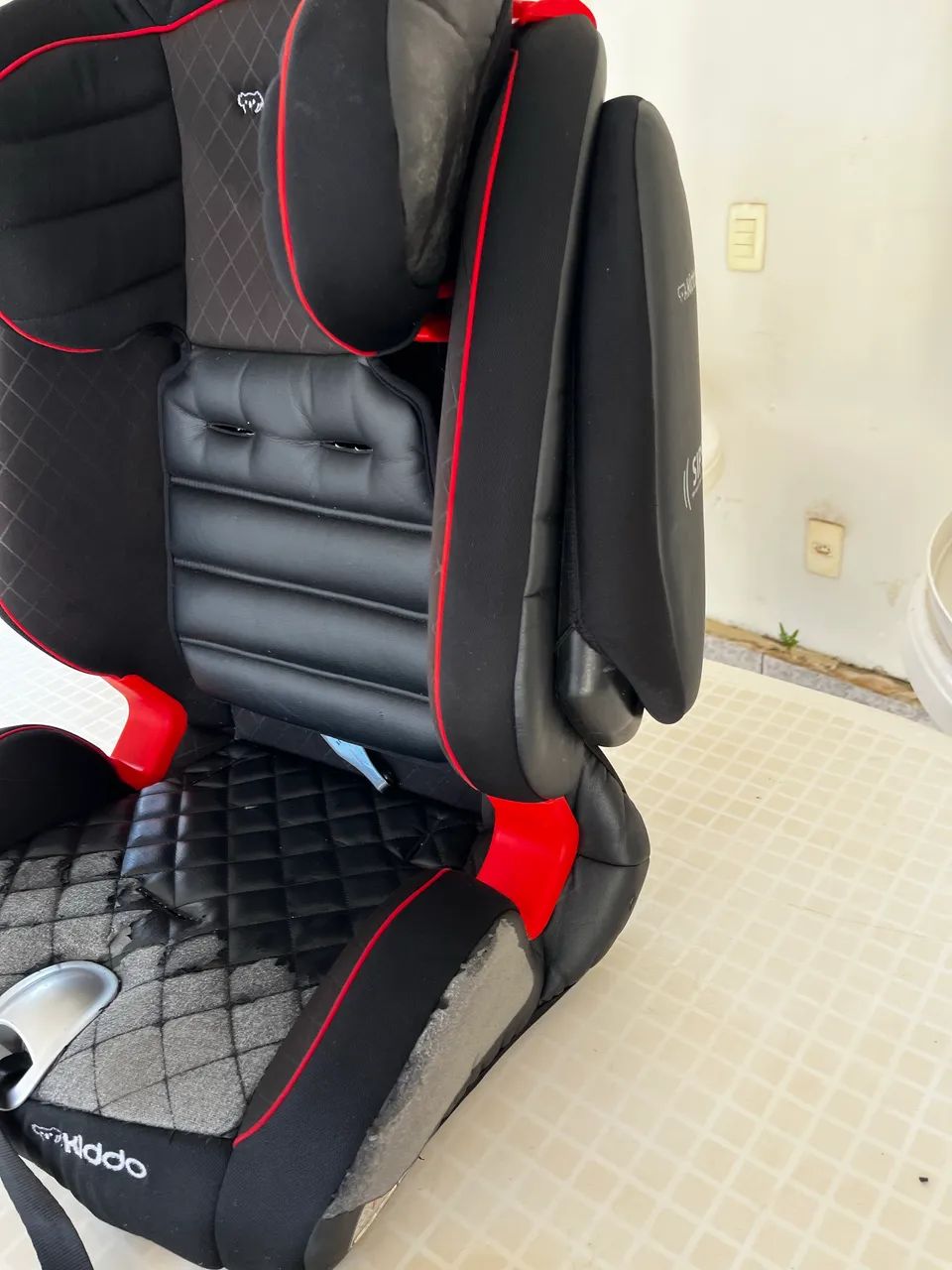 Cadeira Para Auto Kiddo Adapt Vermelho - Foto 4