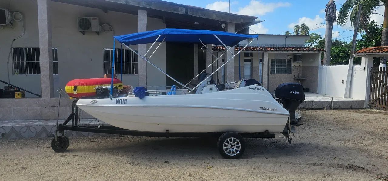 BARCO LANCHA SPORT FISH FIBRASMAR 14 PÉS 2013 (SUPER CONSERVADA) - Foto 8