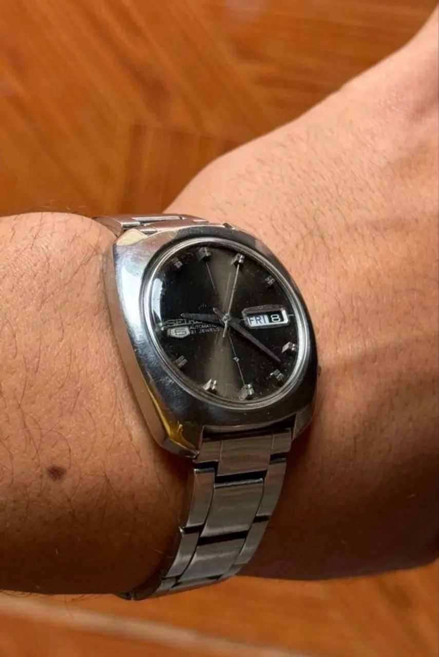 relógio seiko 5 vintage automático original - Foto 4
