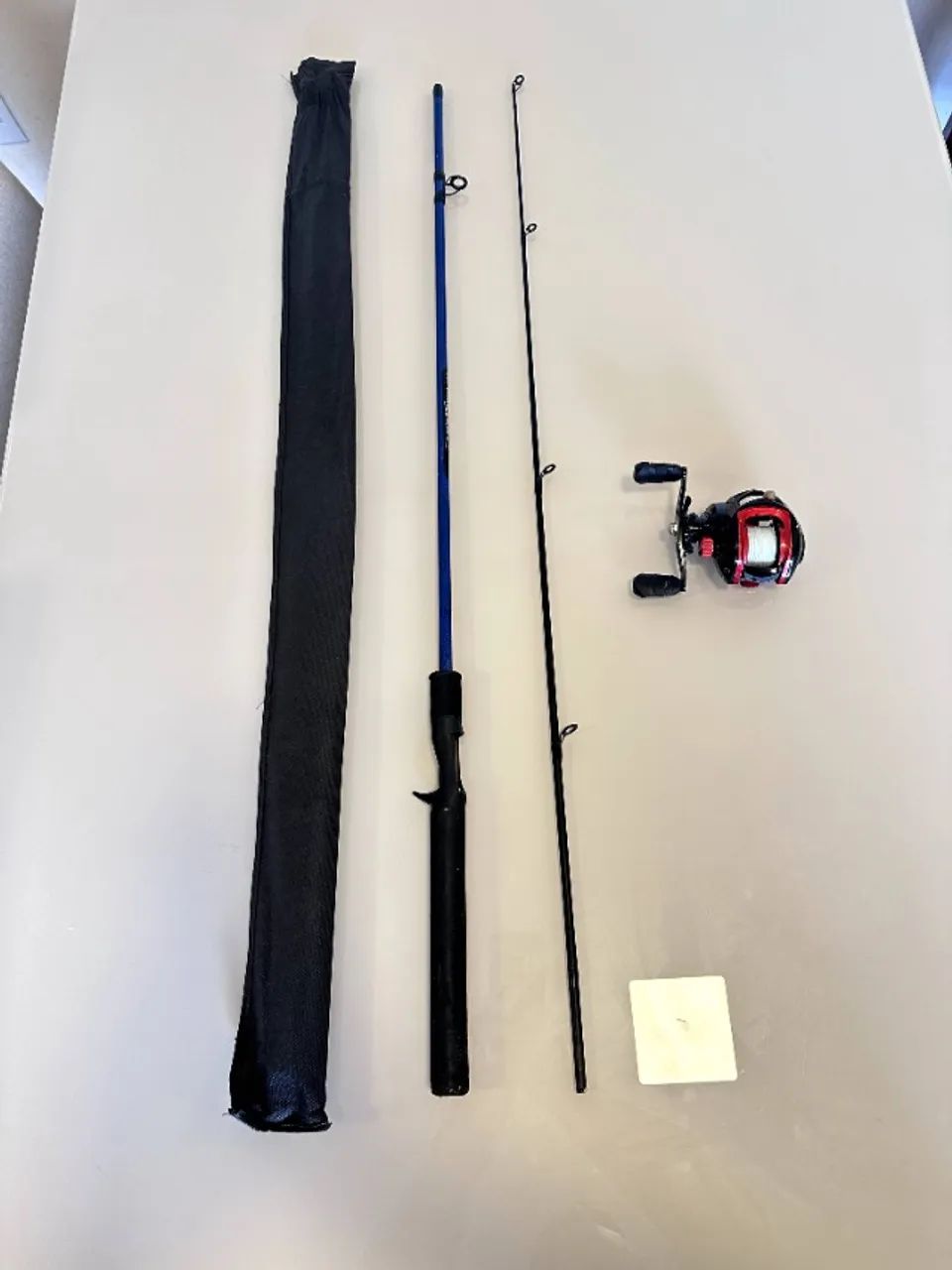 Kit Vara e Carretilha CMIK + Suporte