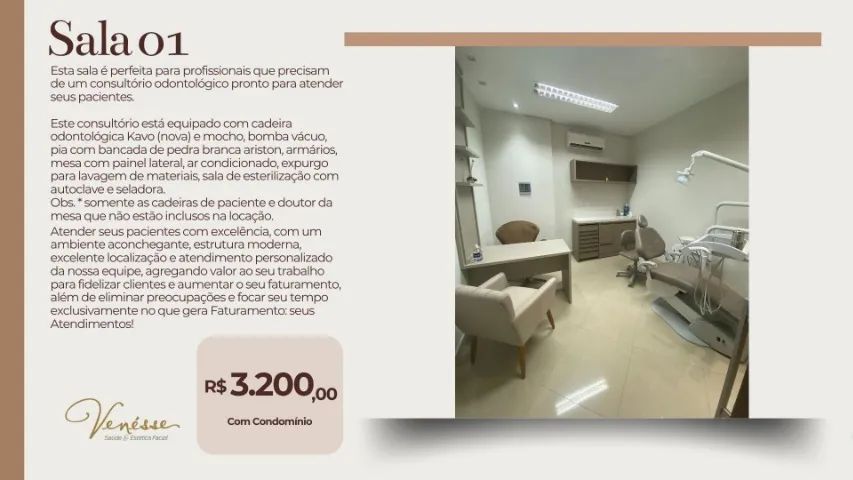 Locação de salas comerciais I R$1.380,00 a R$3.500,00  - Foto 2
