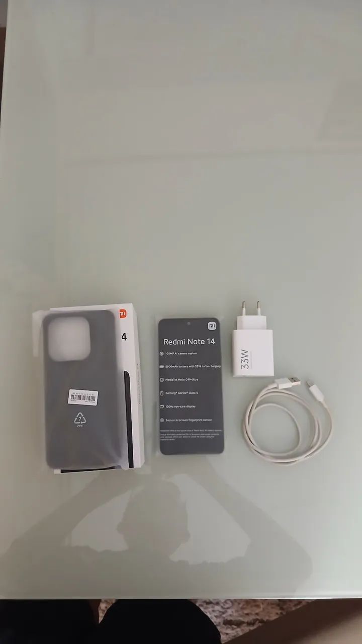 Redmi note 14 8gb ram/256 armazenamento, tela queimada.