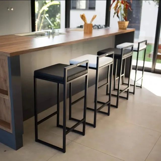 Banquetas estilo industrial  - Foto 2