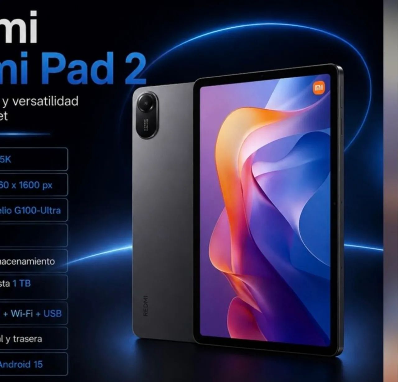 Redmi pad 2 4 ram/128 gb cinza