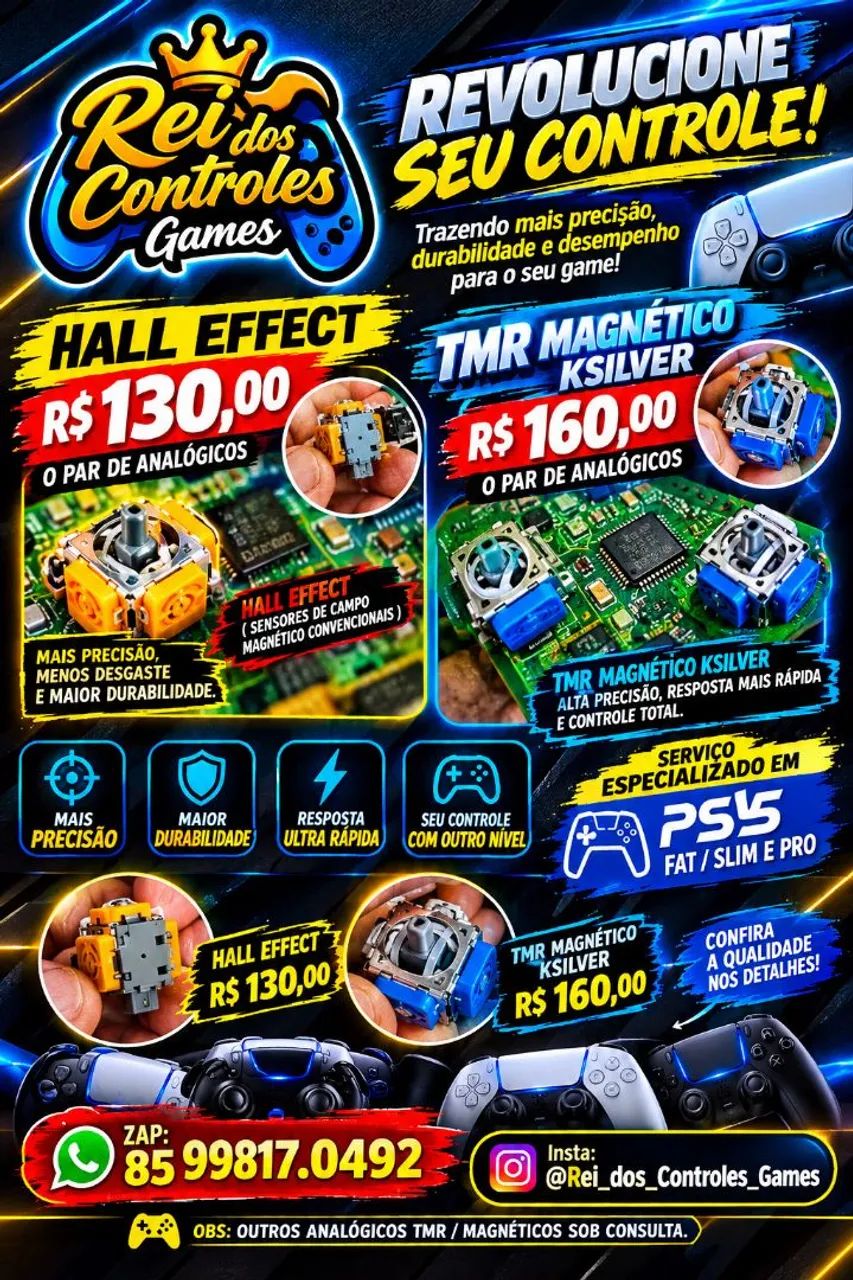 Hall effect e TMR magnético PRO. Upgrade  