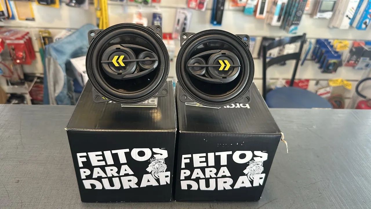 Par Auto Falante Bravox Triaxial 55Rms de 4 Polegadas - Foto 2